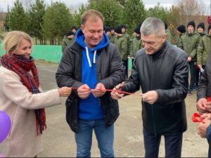 Открытие новой спортивной площадки